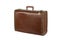 Vintage suit case on white