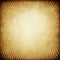 Vintage sunburst brown background.