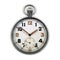 Vintage swiss pocket watch isolated