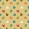 Vintage symbol like seamless pattern