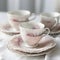 vintage tea cups - elegant still life photography