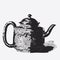 Vintage tea pot engraving