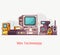 Vintage Tech and Electronic Devices Set
