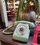 Vintage Telephone DKI Japanese Rotary Dial Phone Home Station Retro Telecommunication Antique Collectible Ancient Communication
