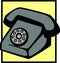 vintage telephone vector illustration