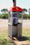 Vintage Telstra payphone in the country of Australia