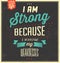 Vintage Template - Retro Design - Quote Typographic Background