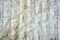 Vintage textured background of white brick wall of Jerusalem stone