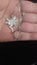 Vintage Thailand Sterling Silver Fairy Necklace