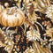 Vintage Thanksgiving harvest floral natural botanical texture