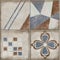 Vintage tiles design for outdoor