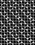 Vintage tiles seamless background, monochrome vector pattern.