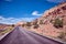 Vintage toned picturesque road.