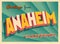 Vintage Touristic Greeting Card From Anaheim, California.