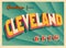 Vintage Touristic Greeting Card From Cleveland, Ohio.