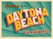 Vintage Touristic Greeting Card From Daytona Beach, Florida.