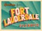 Vintage Touristic Greeting Card From Fort Lauderdale, Florida.