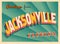 Vintage Touristic Greeting Card From Jacksonville, Florida.