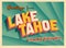 Vintage Touristic Greeting Card From Lake Tahoe, California.