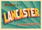 Vintage Touristic Greeting Card From Lancaster, California.