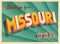 Vintage Touristic Greeting Card from Missouri.
