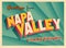 Vintage Touristic Greeting Card From Napa Valley, California.