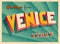 Vintage Touristic Greeting Card from Venice.