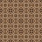 Vintage traditional batik pattern with smooth brown color design