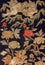 Vintage traditional japanese silk kimono Japan pattern on decorative background.