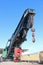 Vintage train crane in Ogden Station, Utah