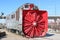 Vintage train snow plough in Ogden Station, Utah