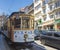 A vintage tramcar in Porto