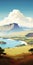 Vintage Travel Poster: Impressive Landscapes Of The Kenya Of Helgeland