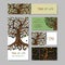 Vintage tree of life with roots, concept art for your business. Creative ideas for cards, banner, web, promotional