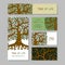 Vintage tree of life with roots, concept art for your business. Creative ideas for cards, banner, web, promotional