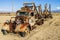 Vintage truck abandoned