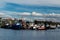 Vintage Tugs moored in Salmon Bay Seattle Washington