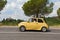 Vintage tuned car Fiat 500