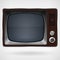 Vintage TV, vector illustration