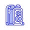 Vintage Twin Lens Film Camera Icon