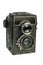 Vintage two lens medium format camera.