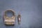 Vintage type iron padlock