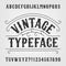 Vintage typeface. Retro distressed alphabet vector font. Hand drawn letters and numbers.