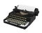 Vintage Typewriter Isolated