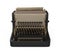 Vintage Typewriter Isolated