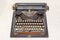 Vintage typewriter with Russian letters