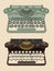 Vintage Typing machine