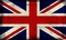 Vintage United Kingdom flag background