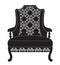 Vintage upholstered armchair