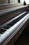 Vintage Upright Piano Keys